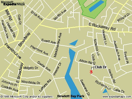 Map to Seawane Country Club